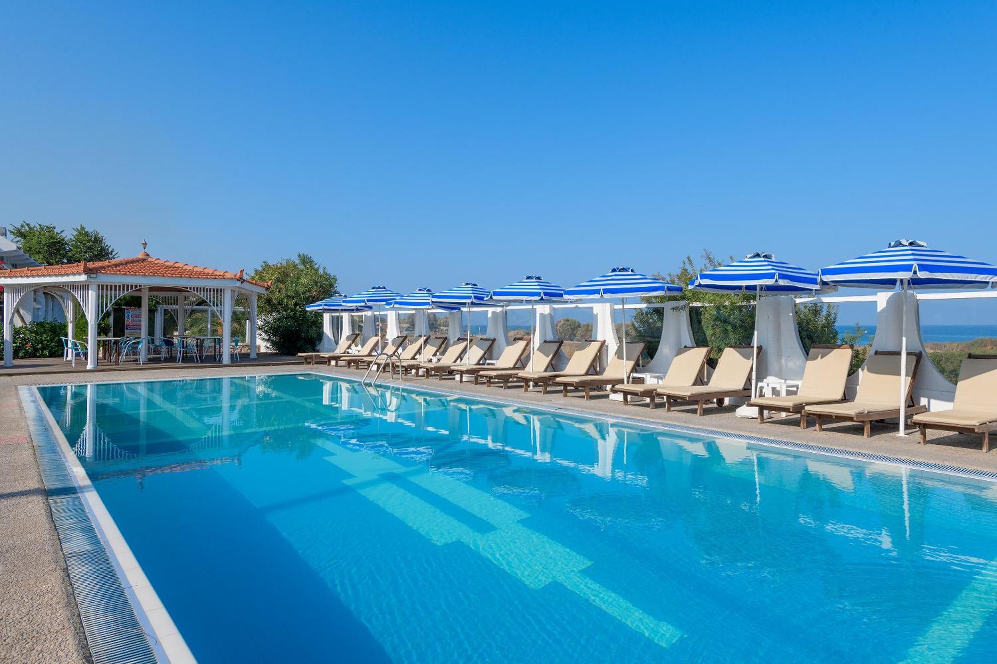 Nirvana Beach Hotel Theológosz Kültér fotó